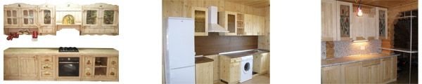Кухонная мебель из массива дерева в Хабаровске, Владивостоке и Москве.